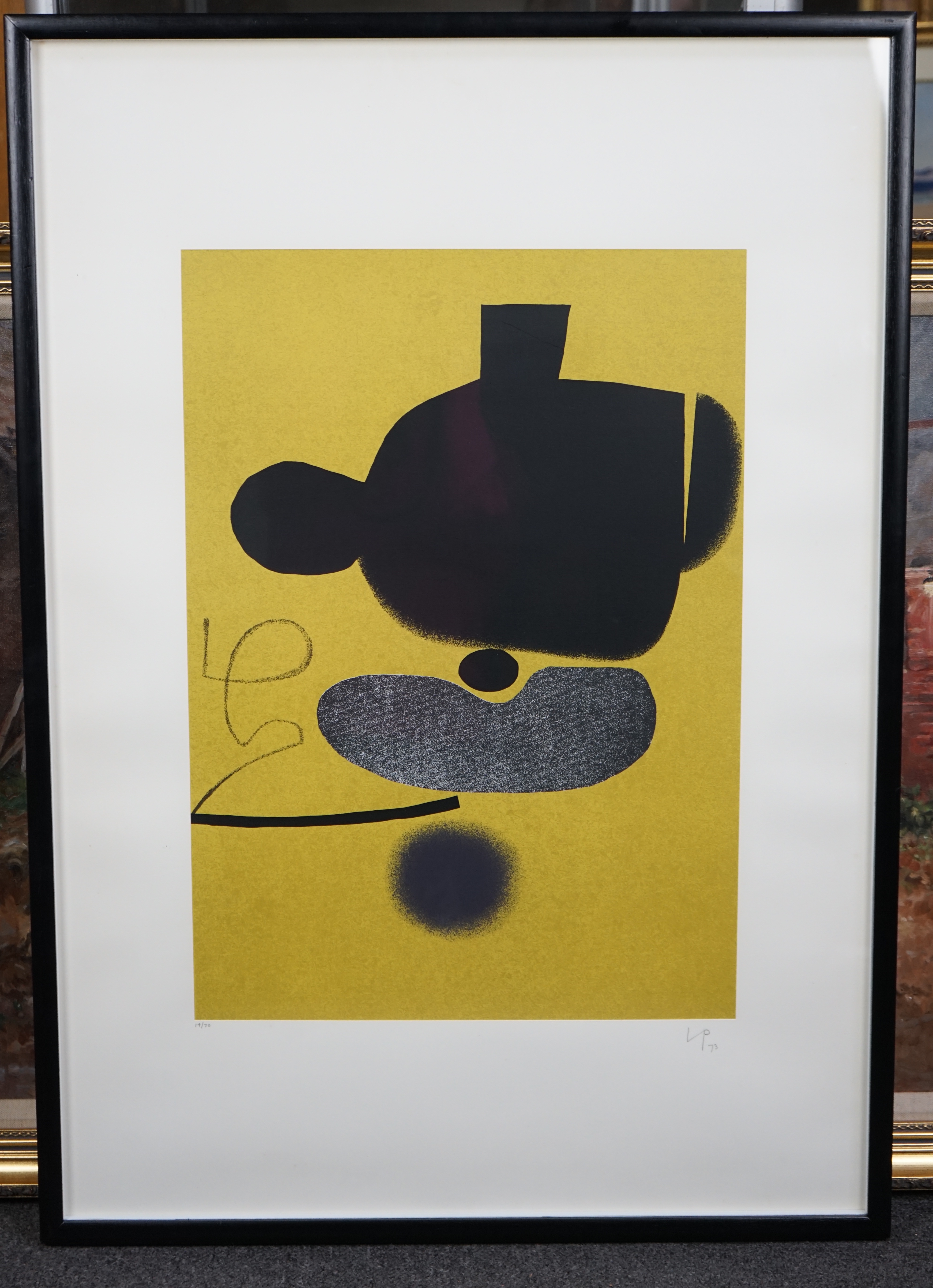 Victor Pasmore CH CBE, (British, 1908-1998), 'Points of Contact No.19 - 1973', screenprint in colours, 56 x 39.5cm